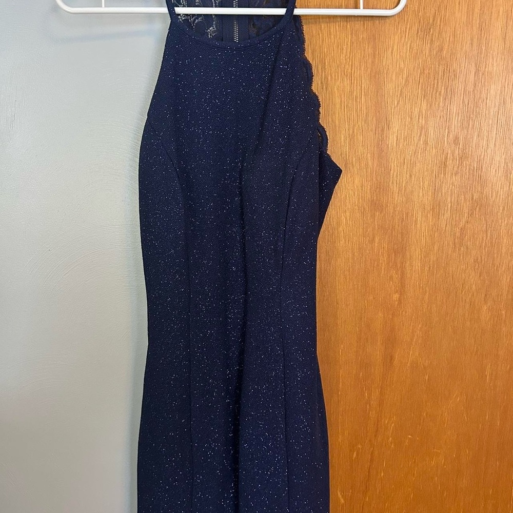 Elegant Navy Blue Dress